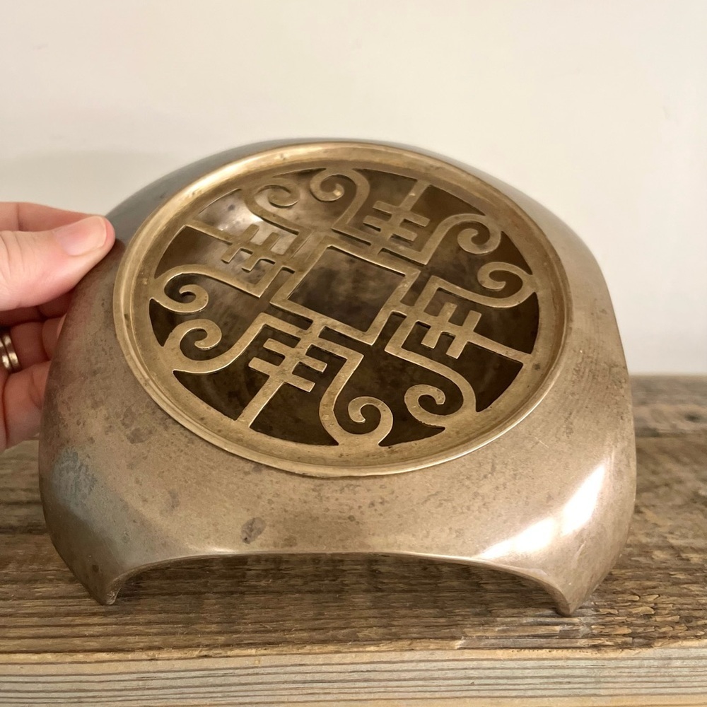 Decorative Brass Incense Holder